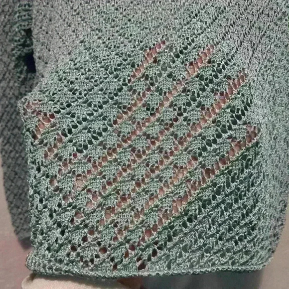 norton studio pointelle sweater Old Money Grannycore Normcore Casual Work Dressy - Picture 5 of 7